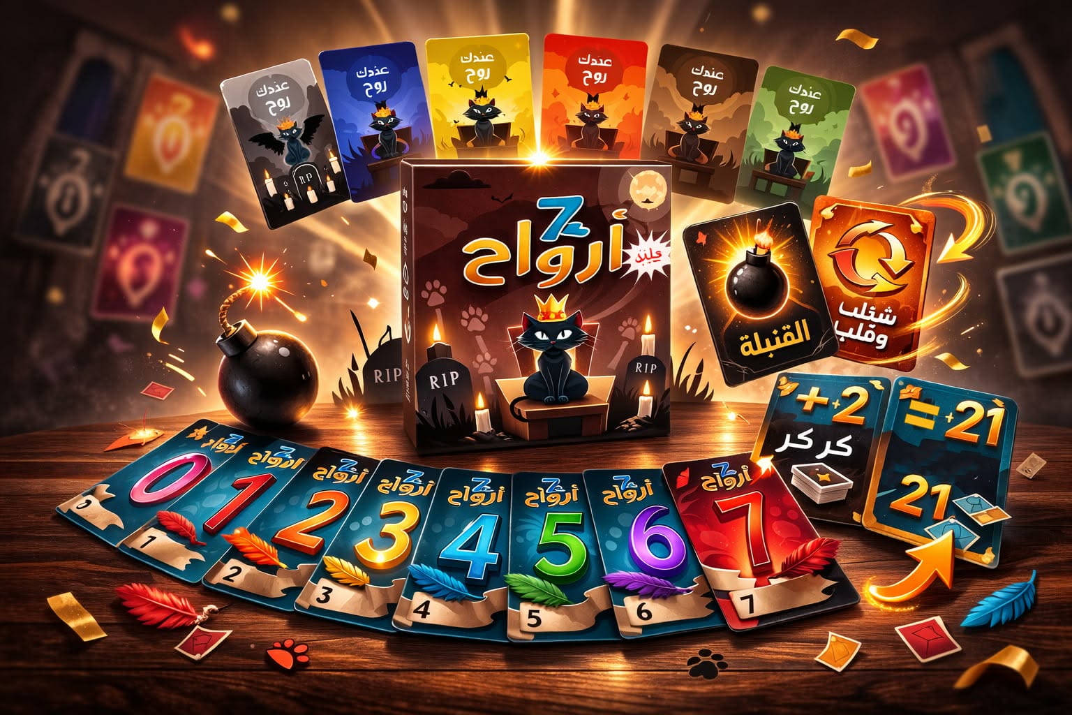 Jeu de carte 7 arweh - لعبة 7 أرواح – Image 2